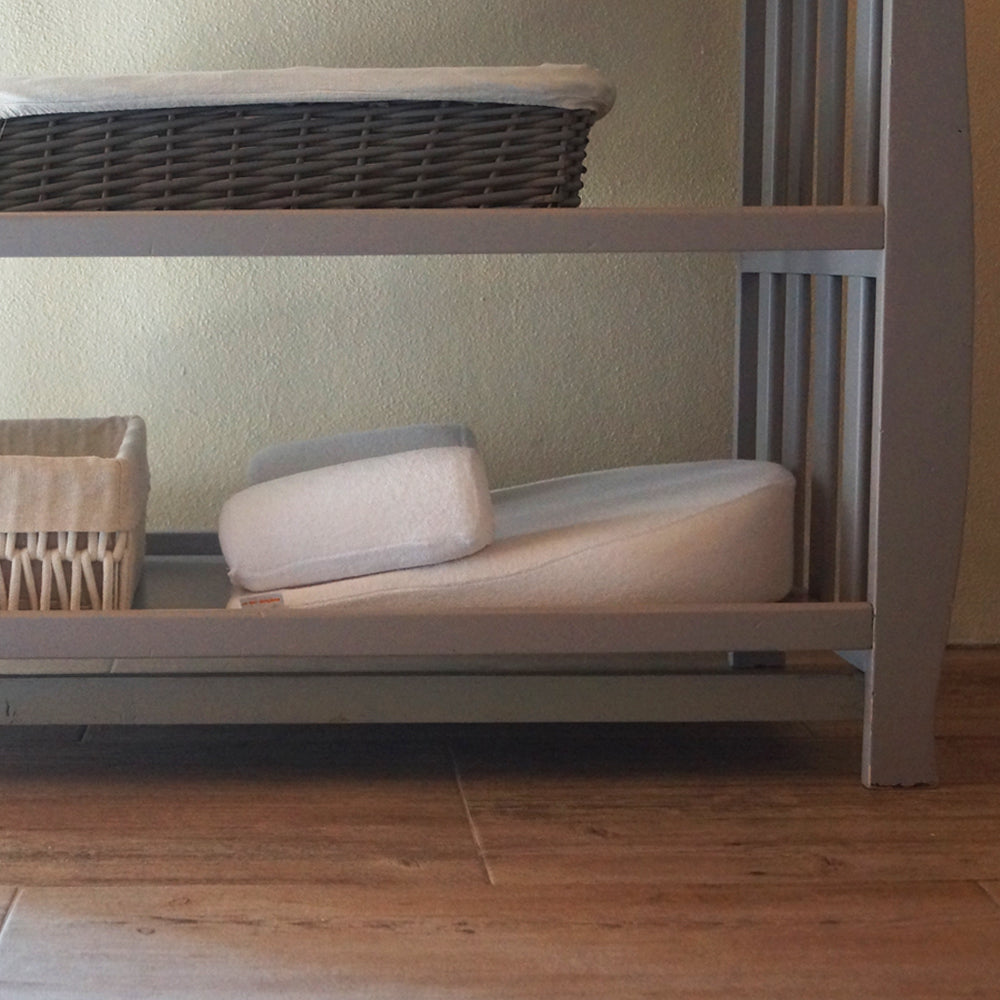 Duerme Seguro Cojín Antireflujo Velour Gris