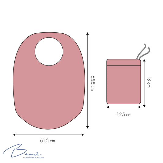 Mascada de Lactancia Rosa