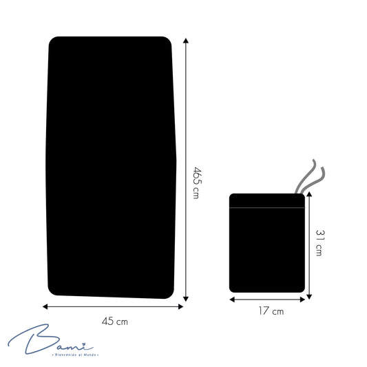 Fular Portabebé Negro