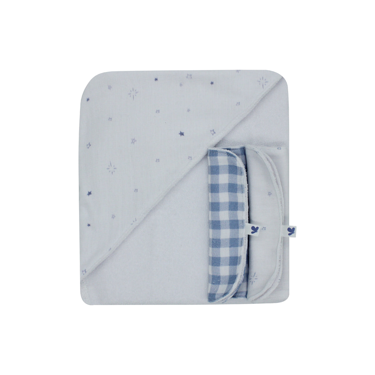 Toalla de baño con capucha de Muselina con diseño de espacio