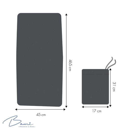 Fular Portabebé Gris