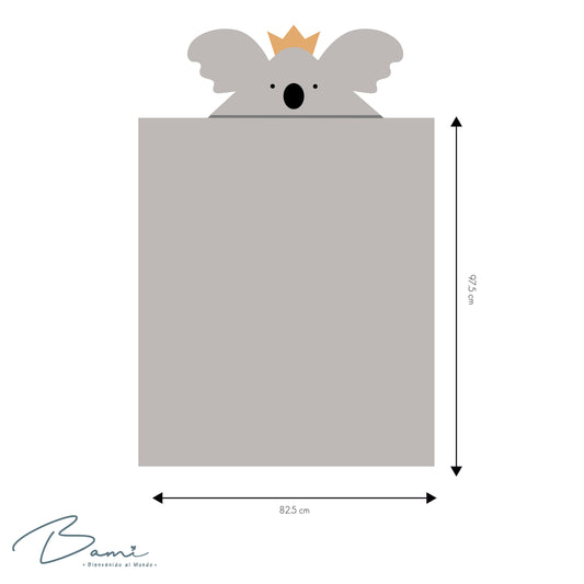 Toalla con Capucha 3D Koala