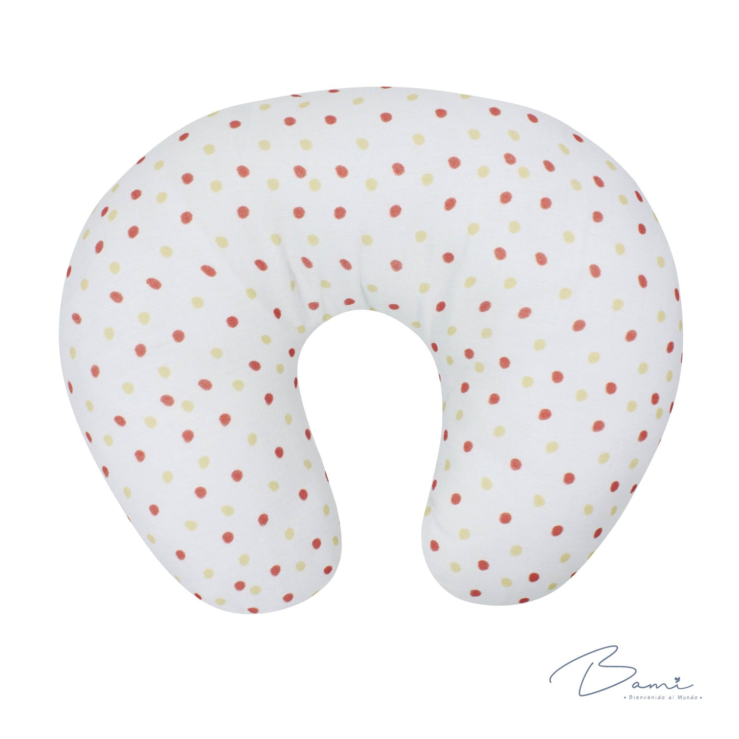 Almohada de Lactancia de Muselina Lunares