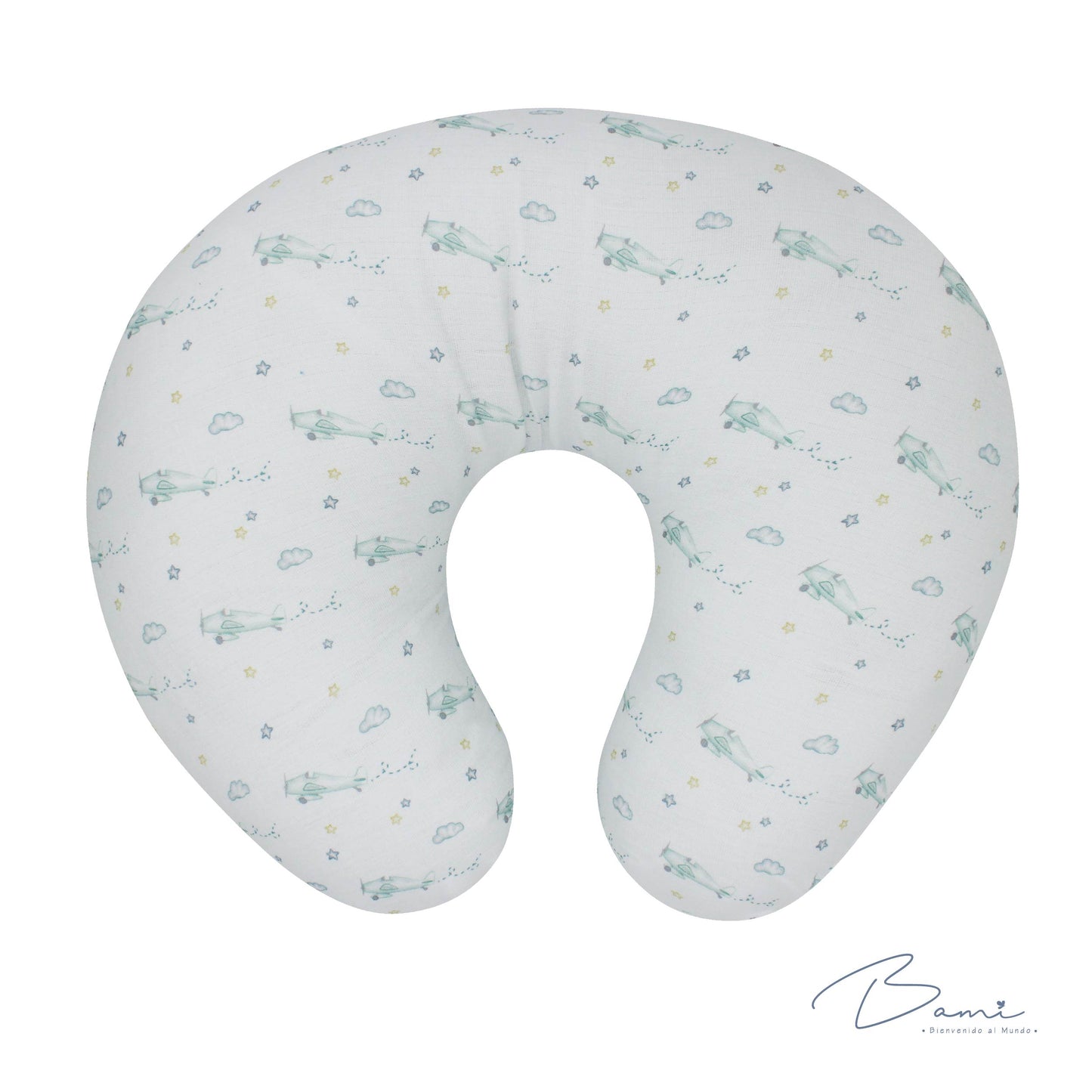 Almohada de Lactancia de Muselina Espacio