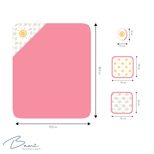 Juego de Baño Arcoiris