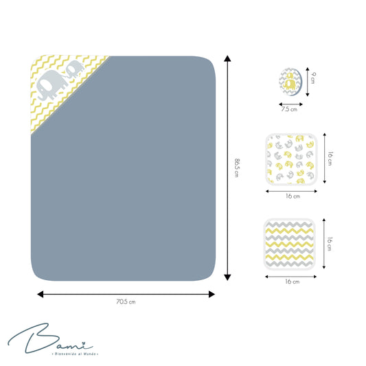 Juego de Baño Elefantes