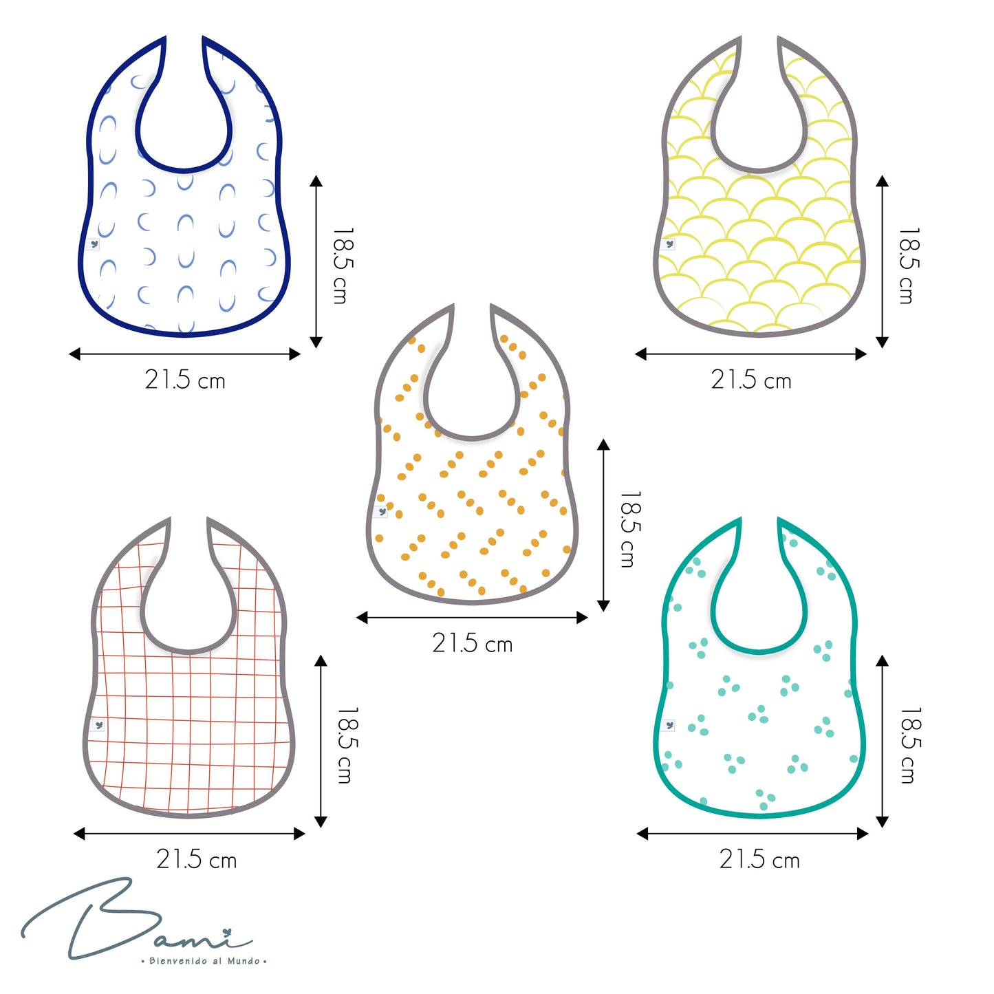 Set 5 Baberos