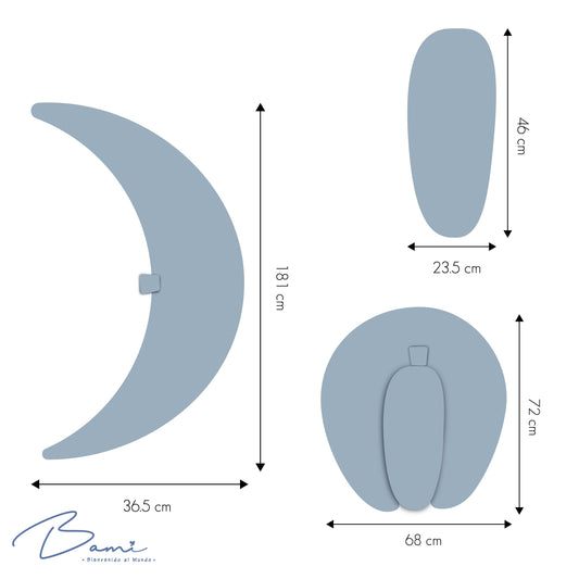 Almohada Multiusos para Embarazo y Postparto