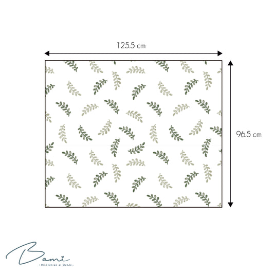 Cobija de Franela Hojas