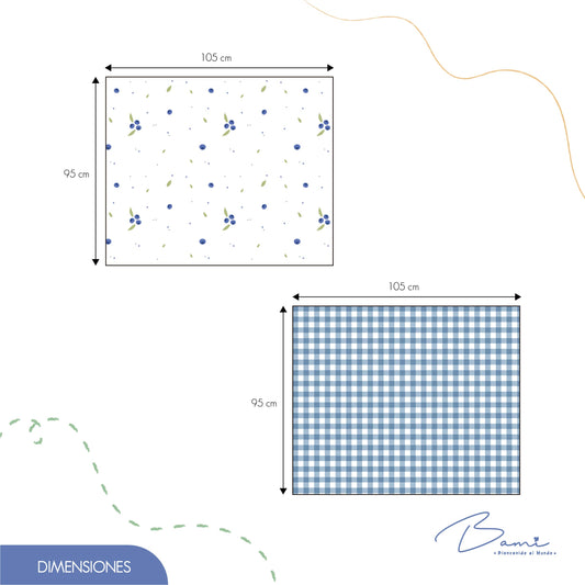 Set 2 Frazadas de Muselina Moras