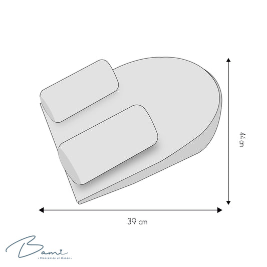 Duerme Seguro Cojín Antireflujo Blanco