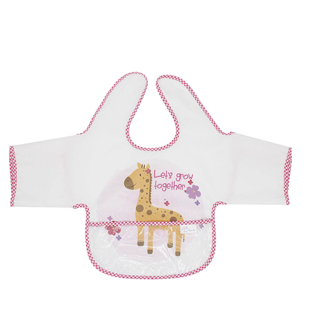 Set 2 Baberos Impermeables con Mangas Limones y Jirafa