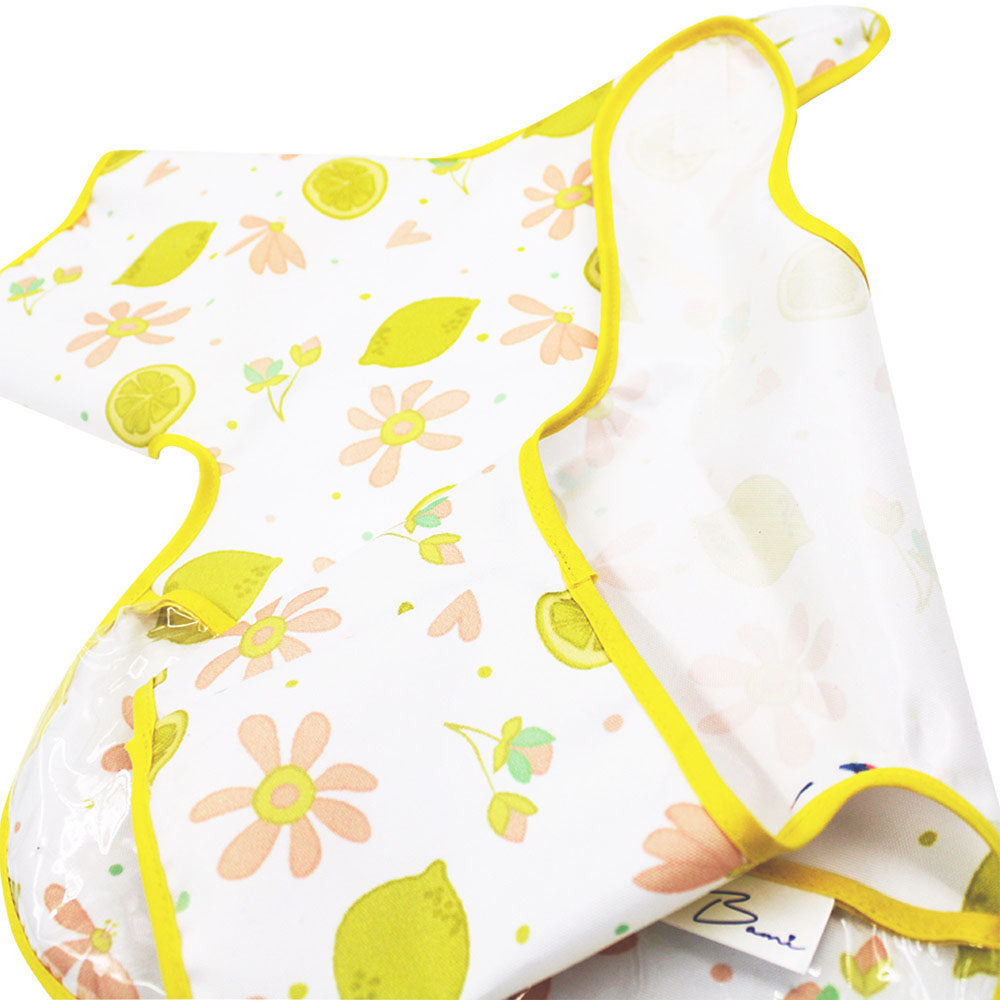 Set 2 Baberos Impermeables con Mangas Limones y Jirafa