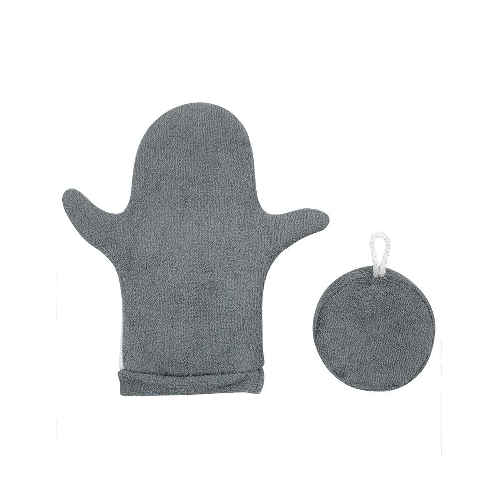 Kit de baño (Manopla y Esponja) Animales del Bosque
