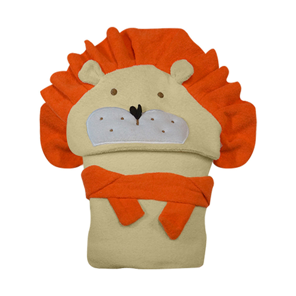 Toalla con Capucha 3D León