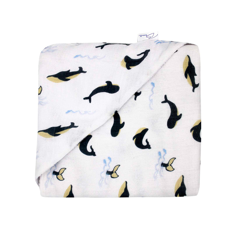 Toalla de Baño de Muselina Ballena