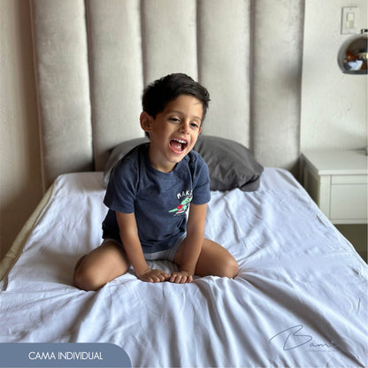 Set de 2 Sábanas Protectoras Impermeables de Algodón para Colchón Grandes