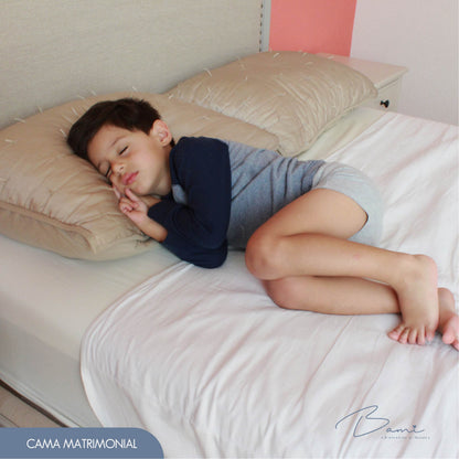 Set de 2 Sábanas Protectoras Impermeables de Algodón para Colchón Grandes