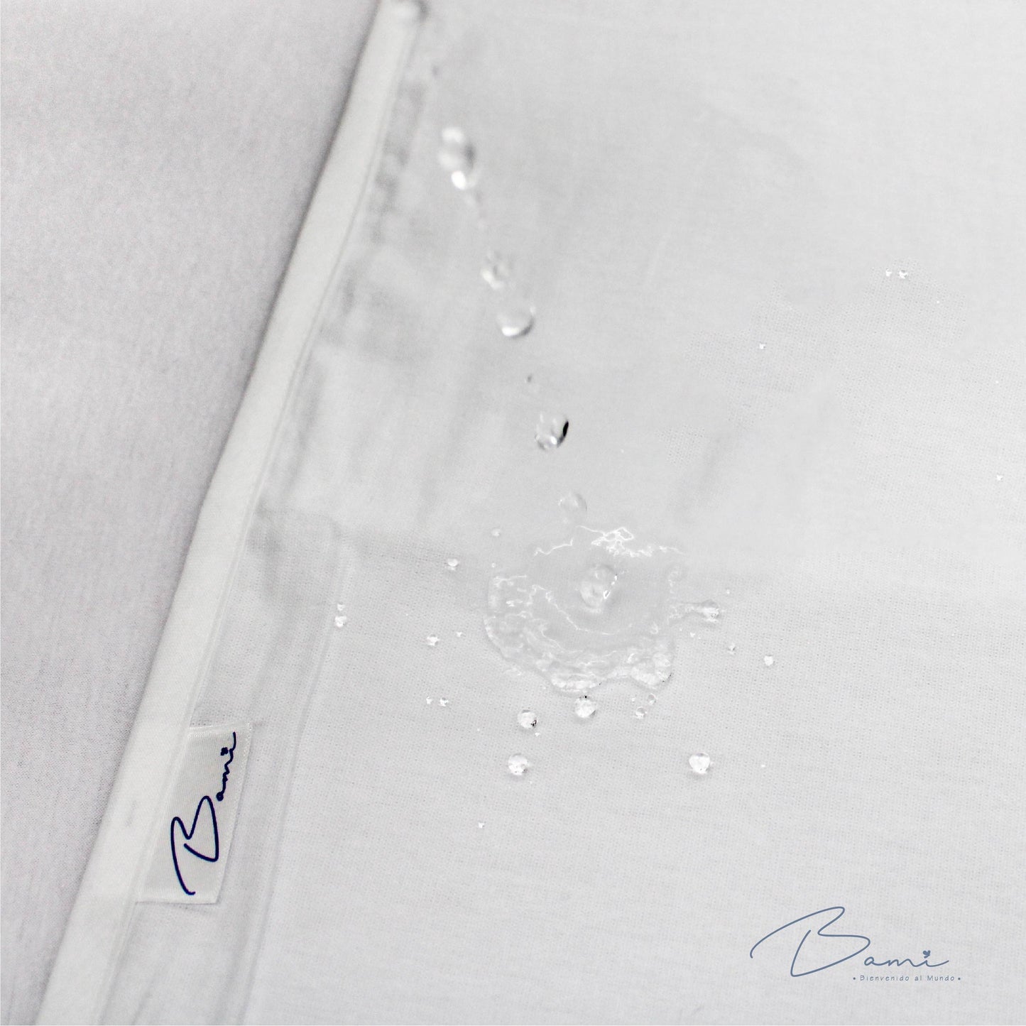 Set de 2 Sábanas Protectoras Impermeables de Algodón para Colchón Chicas